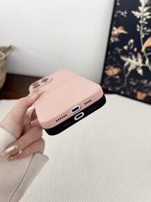 极简主义多功能液态硅胶手机壳防水防震防摔防刮 - 粉色 - 查看 6