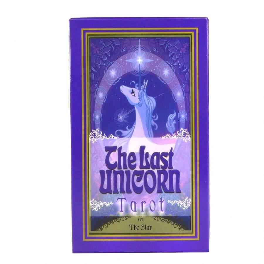 1 Set "The Last Unicorn" Game Cards, Fun Casual Tarot Cards, Party Board Game, Party Atmosphere Props, Friend Gathering Game Supplies, Gift For Friends - Multicolor - View 1