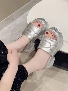 Women's Simple Casual Vacation Style Comfortable Wedge Platform Sandals