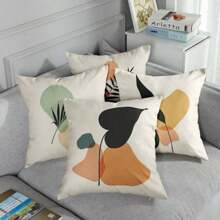 4 Pcs Boho Throw Pillow Covers Home Decor Pillow Cases Decorative Outdoor Cushion Couch Sofa Pillowcases