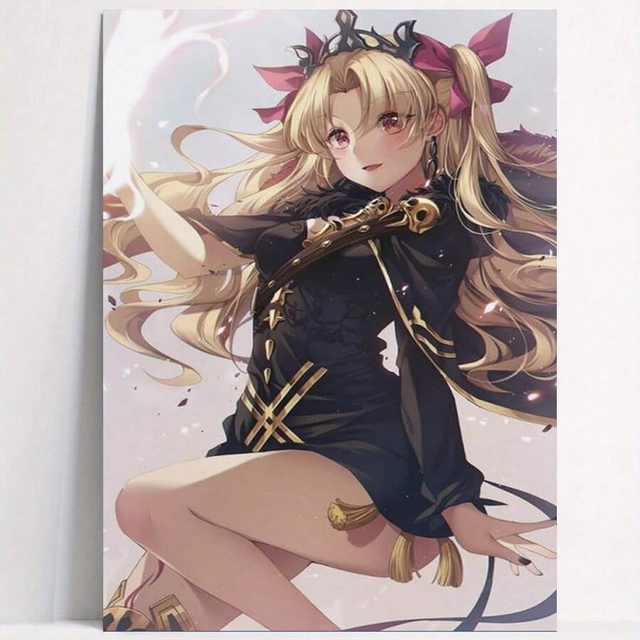 Framed Fate Anime Poster Japanese Lancer Ereshkigal Artworks Canvas Poster Room Aesthetic Wall Art Prints Home Modern Decor Gifts Framed