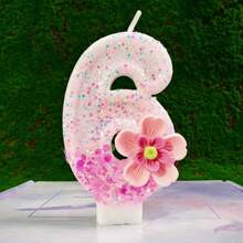 Shiny Pink Number Candles, Birthday Candles, Birthday Decorations, Happy Birthday, Cake Candles, Room Decorations