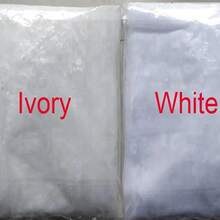 新款简约长款新娘面纱，3x3m 白色和米色纯色面纱，婚纱配饰