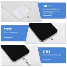5pcs Phone Lanyard Fixing Card