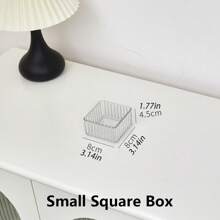 1 Stück / 3 Stück / 4 Stück / 7 Stück hochwertige luxuriöse multifunktionale Aufbewahrungsbox, Desktop Organizer Aufbewahrungsbox, Zuhause Hartes Material Schublade mit integrierter Kosmetikaufbewahrung, separater Schminktisch Desktop Hautpflege Produktorganizer, geeignet für Wohnzimmer, Badezimmer, Schminktisch, Organisationsaufbewahrung, für Urlaub, Strand, Badezimmer, Schlafzimmer, große Kapazität
