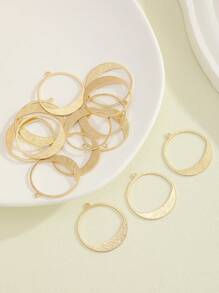 15pcs Jewelry Making Earring Findings - Open Round Earring Accessories