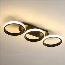 1 件装现代 LED 吸顶灯家居装饰灯具简约吸顶灯装饰灯具极简主义奢华家居装饰冷白/暖白黑铝吸顶灯带 LED 白光/暖光适用于客厅卧室儿童房餐厅走廊灯过道餐厅咖啡店农舍现代办公室入口房间装饰灯具 - 彩色 - 查看 6