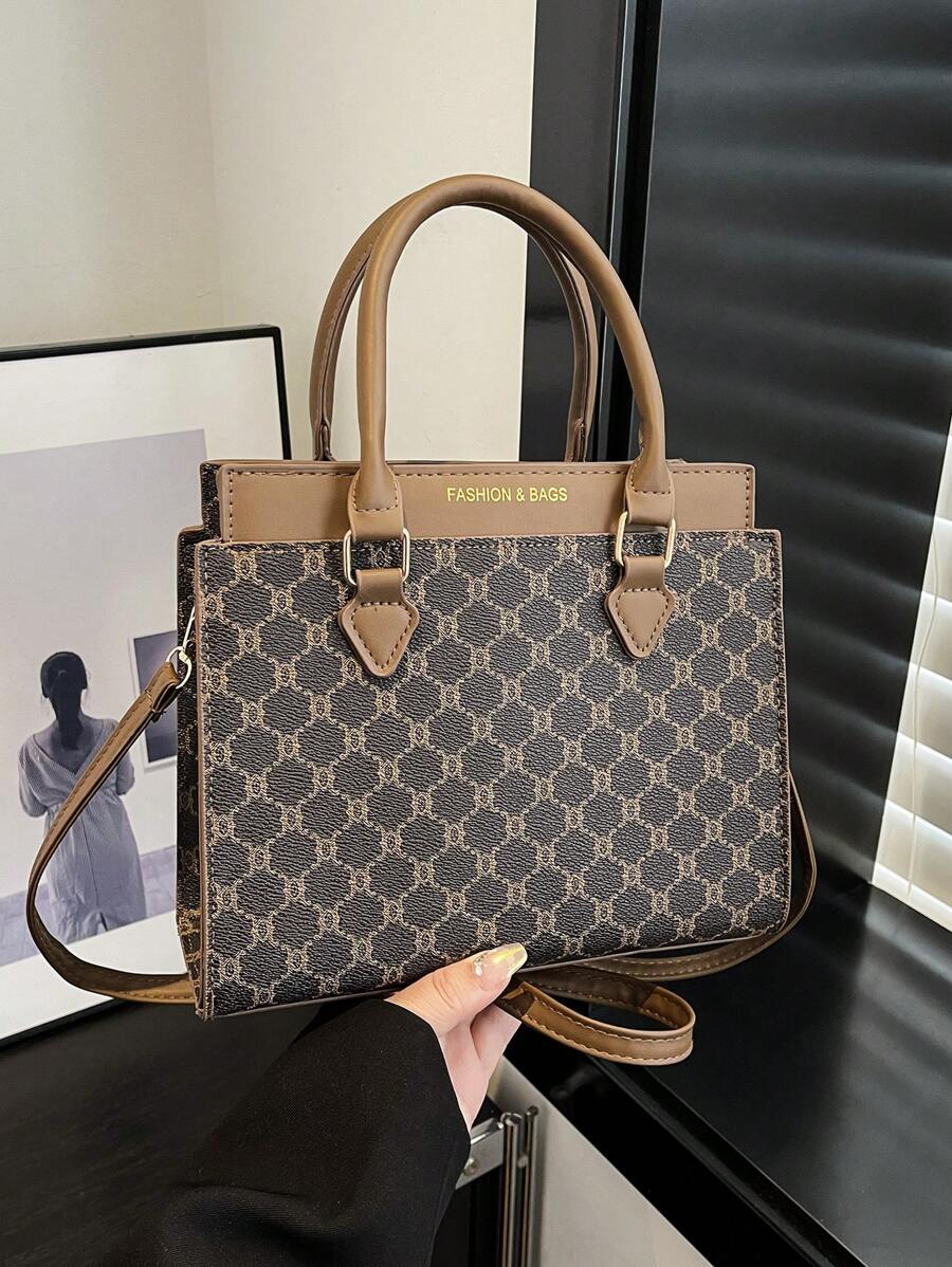 2025 春季新款复古女士手提包时尚休闲百搭大容量斜挎包妈妈包