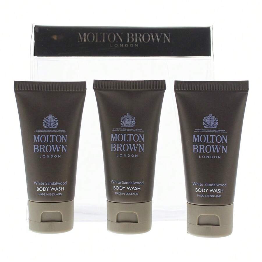 Molton Brown White Sandalwood Body Wash 30ml X 3 Gift Set - Clear - View 1