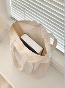 Sac cabas d'épaule à grand capacité avec imprimé mignon d'abeille, sac fourre-tout en canevas, sac de courses, sac de fête, sac cadeau pour mariage et anniversaire, sac à poignée en canevas, sacs de fête, sac fourre-tout pour femme, sac en canevas