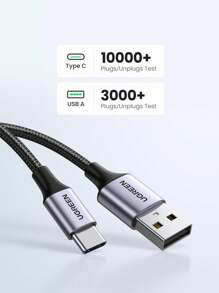 UGREEN USB A To USB Type C Cable 3A Quick Charge 3.0 Fast Charging Nylon Braid Cable Nan