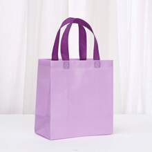 24/18/16/12/6pcs/Set Colorful Non-Woven Fabric Gift Bags With Handles, Suitable For Birthday Parties, Display Shopping And Party Supplies, Applicable For Weddings, Birthdays, Mother's Day, Spring Decorations, Small Gift Packaging