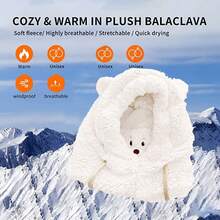 Unisex Windproof Balaclava - 100% Polyester, Ideal For Outdoor Sports Such As Cycling, Skiing And Hiking - Adjustable Fit For Maximum Comfort - 彩色 - 查看 5