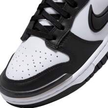 Nike Zapatos planos casuales y versátiles de color contrastante y cómodos para uso diario de mujeres - En blanco y negro - Ver 3