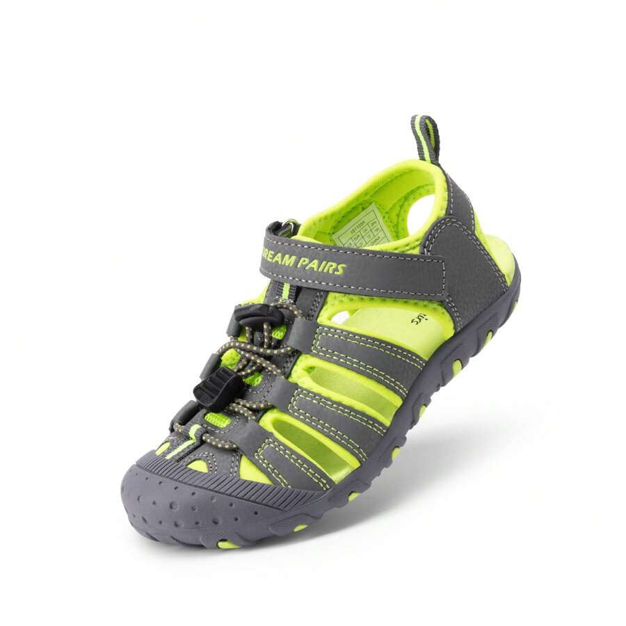 Boys Girls Closed-Toe Outdoor Summer Sport Sandals(Toddler/Little Kid/Big Kid) - 綠色 - 查看 1