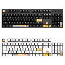 8 Keys/Set Five-Sided Sublimation Keys Caps PBT 0EM Height 6.25U Space ESC 2U Vertical Enter Mechanical Keyboard Keycap - Multicolor - View 6