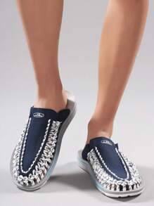 Handmade Woven Beach Sandals For Men, Outdoor Casual Comfortable Vacation Walking Shoes