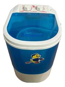 Lavadora Semi Automática Rentable Puede Escurrir El Agua - Azul - Ver 1