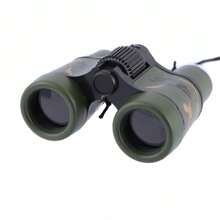 1PC 4X30 Camouflage Binoculars, Compact Foldable Binoculars, Shock Proof Dark Green With Neck Strap, Suitable For Bird Watching, Hunting, Hiking, Camping, Concerts, Theater, Boating, Sports Events And Educational Trips. ⭐Suitable Only For Amateur Hobbies And Daily Entertainment.