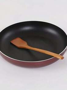 1pc Multipurpose Mini Wooden Scraper - Non-Stick, Suitable For Eggs, Steaks And Grilling - Essential Kitchen Tool