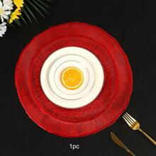 1 pièce/4 pièces/6 pièces Sets de table décoratifs en PVC résistant à la chaleur et antidérapants en forme de méduse avec feuille d'or ajourée, pour hôtels, restaurants, fêtes, mariages et vacances