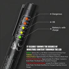 1PC Brake Fluid Tester High Precision Portable Use Quality Assurance Brake Oil Detector Test Pen Oil Test Pen