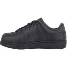 Shoe Last: Round Material: Leather Sole Material: Synthetic Lining Material: Textile Insole Material: Textile Cut Type: Lace-Up Color: Black - Black - View 5