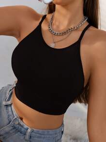 3 Sets Women Seamless Wireless Criss-Cross Back Comfort Sports Bras