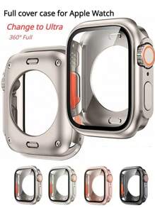 1pc Apple Watch S10 Series Protective Case Compatible With Apple Watch S10/9/8/7/SE/6/5/4/3/2/1, Fits 40mm/41mm/44mm/45mm/S10 42mm/46mm Dial Size