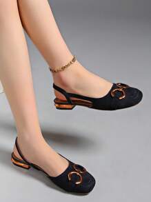 2025 Autumn Women's Flat Shoes, Flats - Blue - View 9