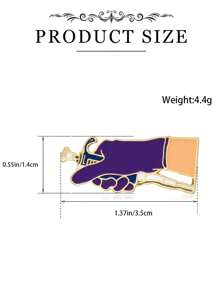 Medical Pipette Syringe Enamel Brooch Chemical Laboratory Pin For Scientist Doctor Nurse Jewelry Gift - Multicolor - View 3