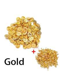 DIY Brooch Base Pins Nail Tie Tack Lapel Pin Back Clutch Scatter Metal Butterfly Clasp Squeeze Round Pinch Clip Jewelry Tools - Multicolor - View 9