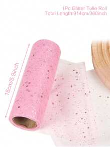 1pc 10yard Wedding Shining Organza, Beige Sparkling Tulle Ribbon Fabric, Wedding Bridal Shower Party Decorations Room Table Chair Decor Ivory Organza Photography Background Decor, Wedding Handmade DIY Crafting, Flower Wrapping Champagne Organza, BabyShower Birthday Party Favor, Banquet Gift Wrapping Bow Ribbon