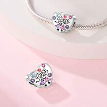 1 件镀银姐妹爱摇摆姐妹花女朋友模型包友谊厚礼物时间承诺幸运派对珠子串珠适合原创蛇手链项链手链串珠 DIY 珠宝制作奢华礼物送给好朋友 - PAC1450 是 - 查看 8