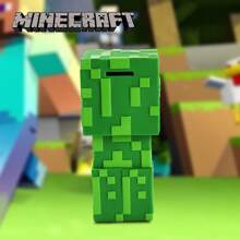 Minecraft 1 pieza Alcancía con diseño del personaje Creeper de Minecraft con licencia oficial, alcancía creativa a prueba de caídas, decoración creativa para sala de estar, dormitorio, Halloween, Navidad, Acción de Gracias, regalo sorpresa para familia y amigos