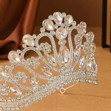 1 套欧美新娘婚礼水晶皇冠头饰、头饰头带、新娘发饰、派对皇冠 - 皇冠 - 查看 2