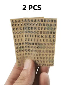 3D English Alphabet Stickers, Number Stickers, Blessing Stickers, Word Stickers - 3D Letter Decoration Stickers, DIY Personalized Creative Stickers, Manicure, Scrapbooking, Gift Wrapping Decorations