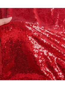 [Tissu pailleté DIY] Tissu pailleté à 3 codes, tissu pailleté brodé, peut être utilisé pour coudre soi-même des drapeaux de table pailletés, des nappes pailletées, des rideaux de fond, des robes, des sacs, des coiffures, de la décoration d'intérieur - Multicolore - Voir 10