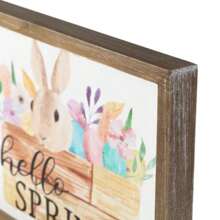 Hello Spring Framed Easter Wall Sign - 11.75"245285