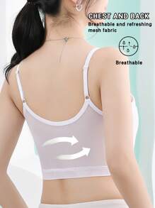 1pc Women Breast Wrap Compression Bra, Seamless Tube Top Shapewear For Large Bust To Look Smaller