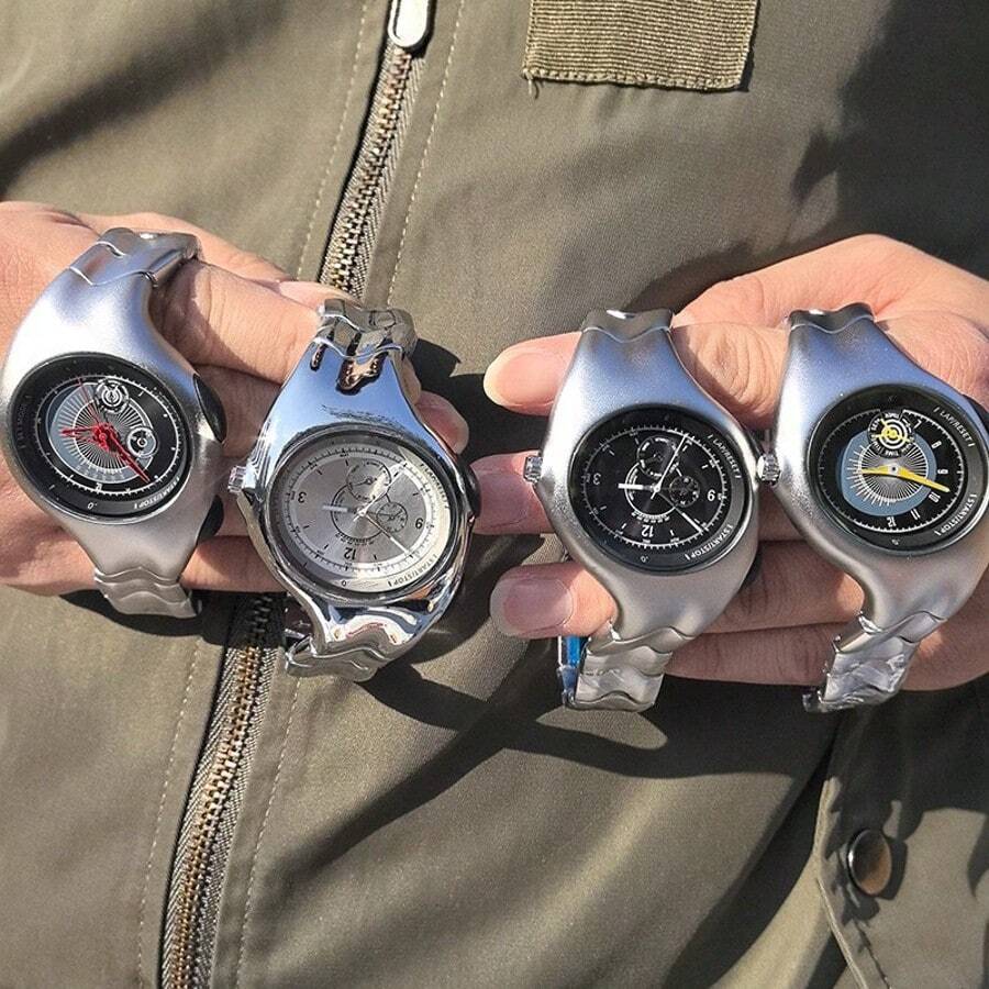 1pc Fashion Luxury Men's Watch Business Sport Elegant Quartz Watch Classic Leisure Clock Suitable For Everyday Life And Holiday Gifts