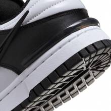 Nike Zapatos planos casuales y versátiles de color contrastante y cómodos para uso diario de mujeres - En blanco y negro - Ver 4