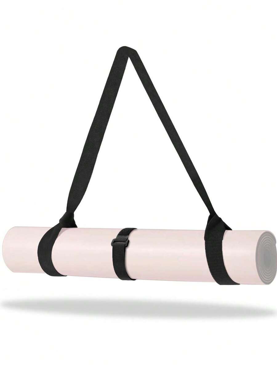 瑜伽垫带，可调节厚宽瑜伽带，用于携带垫子或拉伸，瑜伽垫肩带带收紧带 - 彩色 - 查看 1