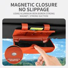 Car Glasses Box, Sun Visor Storage Box, Car Sunglasses Ticket Multifunctional Card Storage Box, Car Interior Storage Box