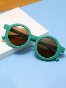 6pcs/Set Children's Fashion Glasses Set Children's Boys' Glasses Girls ' Summer Baby Glasses Suitable For Outdoor Sports - Multicolor - View 4