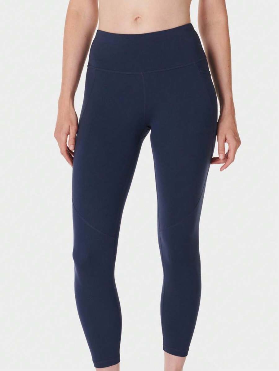 Sweaty Betty Power Workout Leggings - Navy Blue - View 1