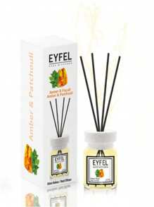 120ml Eiffel Perfume Diffuser With 4 Fiber Rods, Aromatherapy Fragrance Oil Diffuser, Bathroom & Office Decor, Rattan Diffuser Suitable For Office, Bedroom, Living Room, Aromatherapy, Stress Relief, Air Freshener For Home, Bedroom, Bathroom