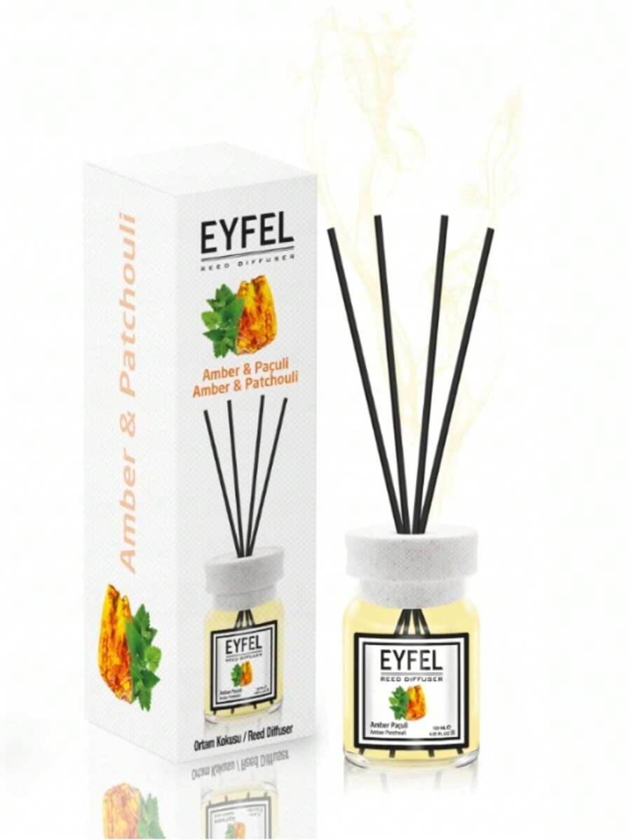 120ml Eiffel Perfume Diffuser With 4 Fiber Rods, Aromatherapy Fragrance Oil Diffuser, Bathroom & Office Decor, Rattan Diffuser Suitable For Office, Bedroom, Living Room, Aromatherapy, Stress Relief, Air Freshener For Home, Bedroom, Bathroom