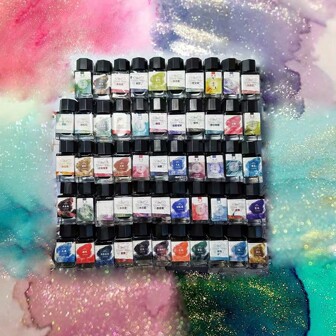 1 Bottle Watercolor Adjustable Ink, Suitable For Fountain Pens, Dip Pens, Glass Pens, Calligraphy Brushes And Other Writing Supplies Back To School