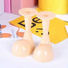 5个彩色大嘴巴铅笔筒，长腿大嘴怪兽铅笔杯带字母贴纸，桌面收纳桶造型，可爱趣味香肠嘴化妆刷收纳盒，DIY桌面文具收纳包 - 彩色 - 查看 19